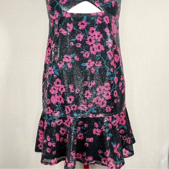 Wayf Janet Off-the-Shoulder Sequin Flounce Dress - Picture 6 of 15